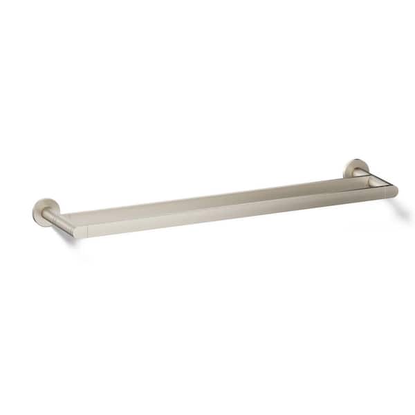 Composed 24 in. Double Towel Bar in Vibrant Brushed Nickel