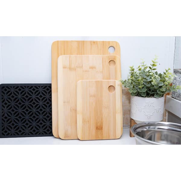 Small Bamboo Cutting Board with Hole Handle – Laser Made