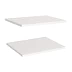 Impressions White Shelves for 16 in. W Impressions Tower (2-Pack)
