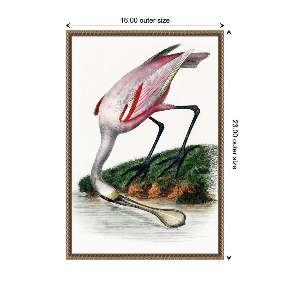 Small Nautical Crane Print on Canvas with Float Frame