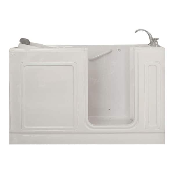 American Standard Acrylic Standard Series 60 in. x 32 in. Walk-In Whirlpool and Air Bath Tub with Quick Drain in White