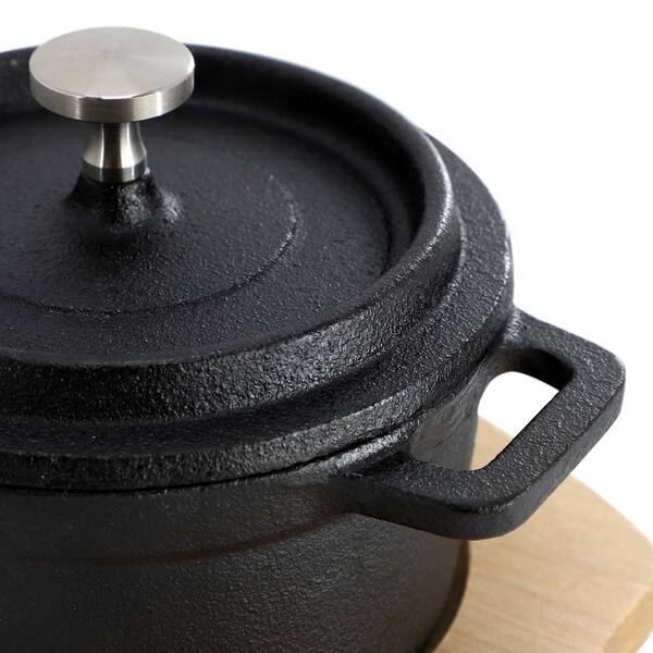 Amazon.com: Amazon Basics Cast Iron Dutch Oven Pot with Lid