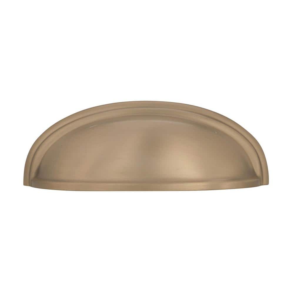 Golden Champagne Traditional Farmhouse Cup Pull with Mounting Hardware