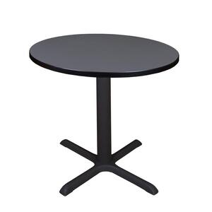 30 in. Bucy Grey Round Breakroom Table