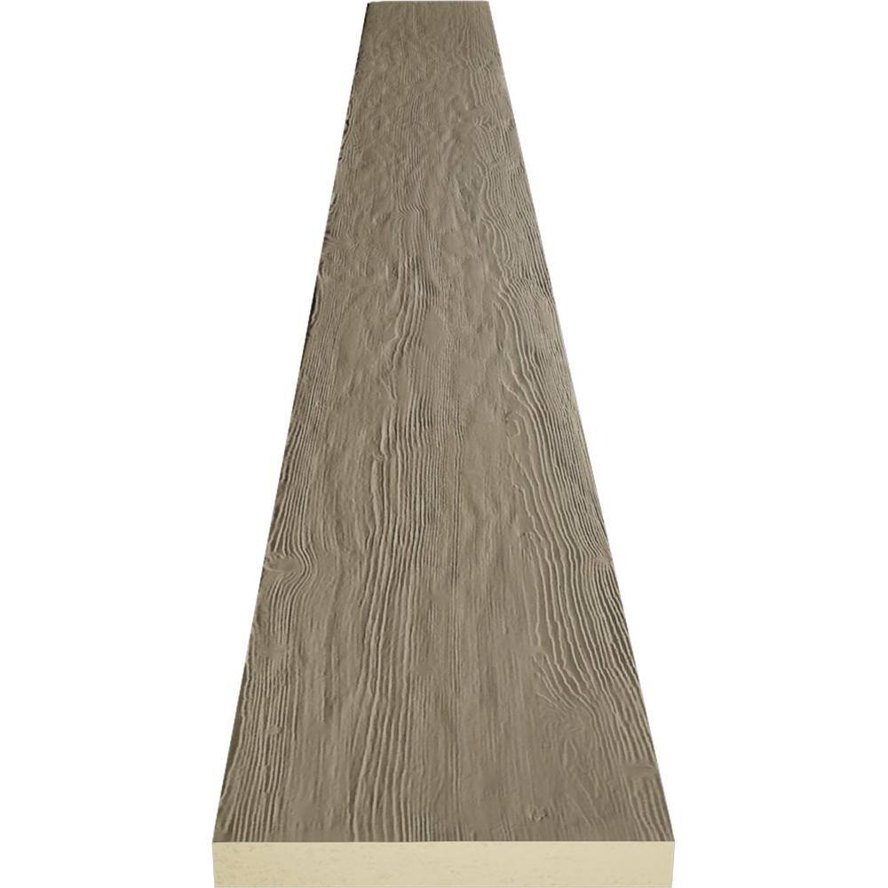 Champagne Mist Faux Wood Beam Plank, 10' x 4"