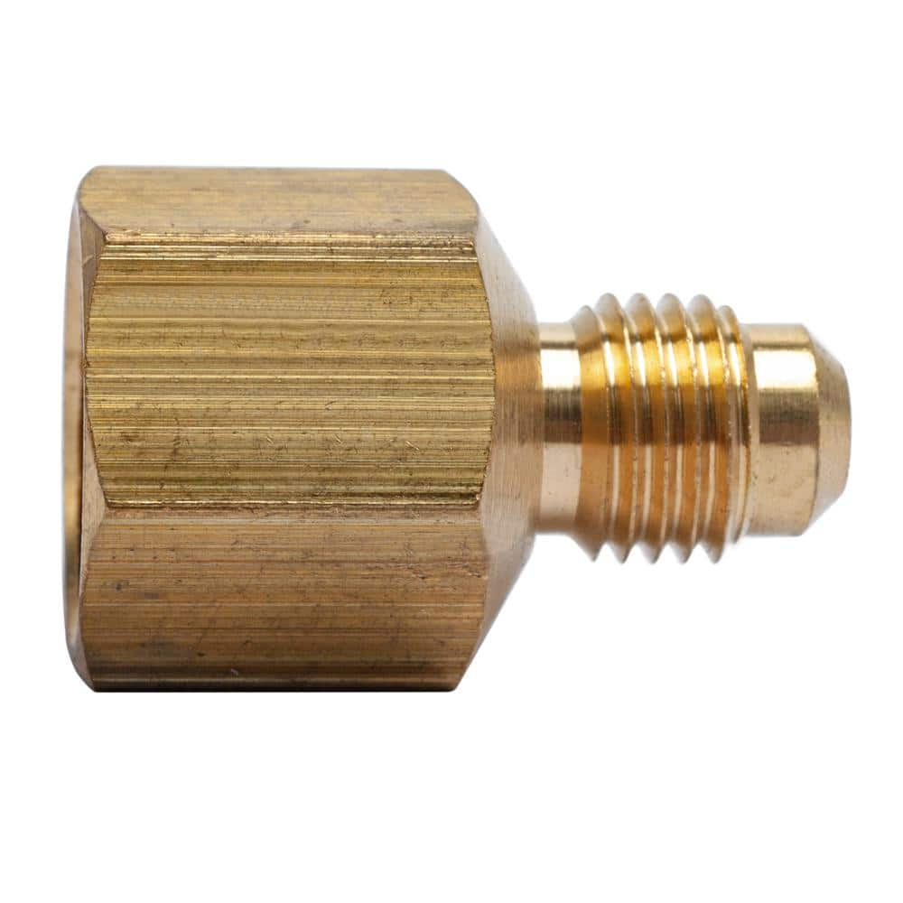 Ltwfitting 14 In Od Flare X 38 In Fip Brass Adapter Fitting 5 Pack Hf464605 The Home Depot 