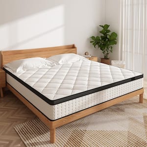 White Queen Medium Memory Foam 10 in. Bed-in-a-Box Mattress