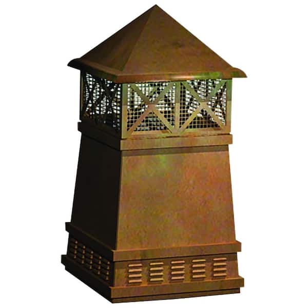 CopperCraft DISCONTINUED Knight Copper Chimney Pot