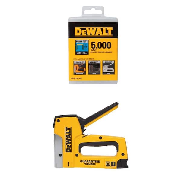 18-Gauge Heavy-Duty Staple/Nail Gun and 3/8 in. Heavy Duty Staples (5,000 per Box) Combo