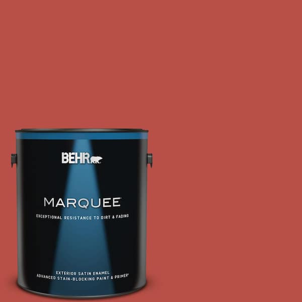 BEHR MARQUEE 1 gal. Home Decorators Collection #HDC-MD-16 Cherry Red Satin Enamel Exterior Paint & Primer