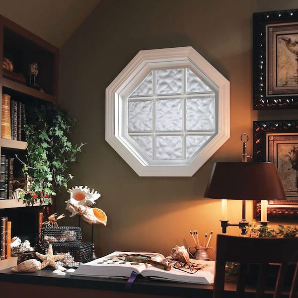 Hy-Lite 26 in. x 26 in. Acryilc Block Fixed Octagon