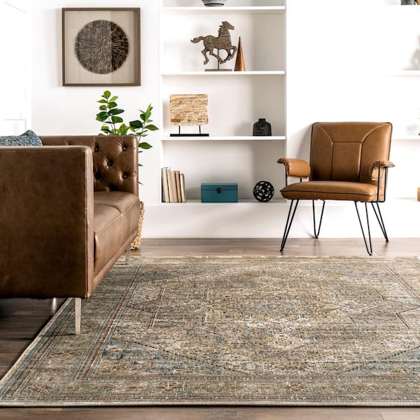 Traditional Area Rugs 8x10 Living Room Carpet Floor Oriental Rugs Gray Rugs  8x11