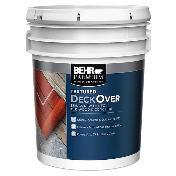 Reviews for BEHR Premium Textured DeckOver 5 gal. Textured Solid Color ...