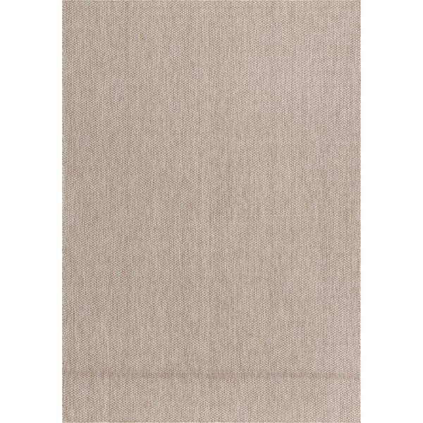 Unique Loom Outdoor Solid Beige 8' 0 x 11' 4 Area Rug