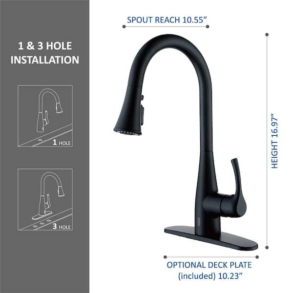 Glacier Bay Marcie Single-Handle Integrated Pull Down Touchless