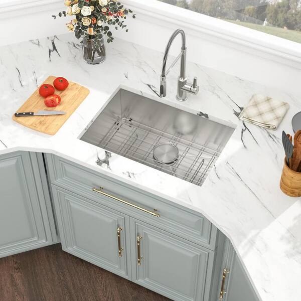 32 Modern Double Bowl Undermount Kitchen Sink Catering Stainless