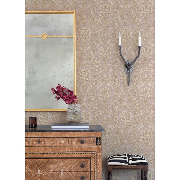 Pink Blush Enchanted Vinyl Peel and Stick Matte Wallpaper