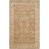 SAFAVIEH Antiquity Brown/Beige 9 ft. x 12 ft. Border Area Rug AT822B ...