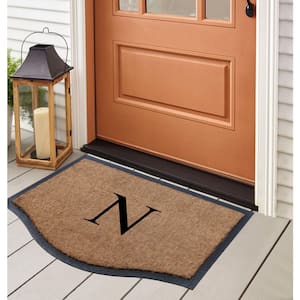 Indoor Outdoor Door Mats Paw-Print Coir-Doormat Non-Slip Durable Welcome  Home
