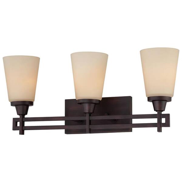 Thomas Lighting Wright 3-Light Espresso Bath Fixture