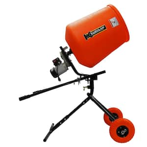 Cement Mixer 3 cu. ft. Electric Concrete Mixer Machine 110v AC Portable  Power Cement Mixers for Mortar Stucco Fodder 0000000000007M - The Home Depot