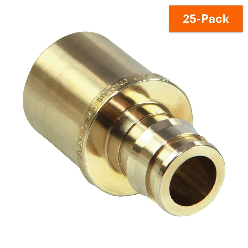 ProPEX 1/2 in. PEX-A Expansion Barb x 3/4 in. Copper Lead-Free Brass Reducing Male Sweat Fitting Adapter (25-Pack) price history on PriceWatchPro