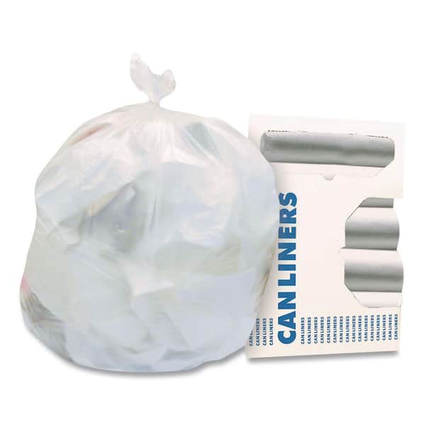 Heritage 30 in. x 36 in. 30 Gal. 0.65 mil Clear Linear Low-Density Trash Can Liners (250/Carton)