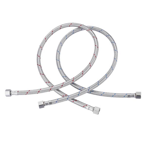 3/8 in. Compression x 3/8 in. Compression x 30 in. Universal Braided Nylon and Stainless Steel Faucet Connector