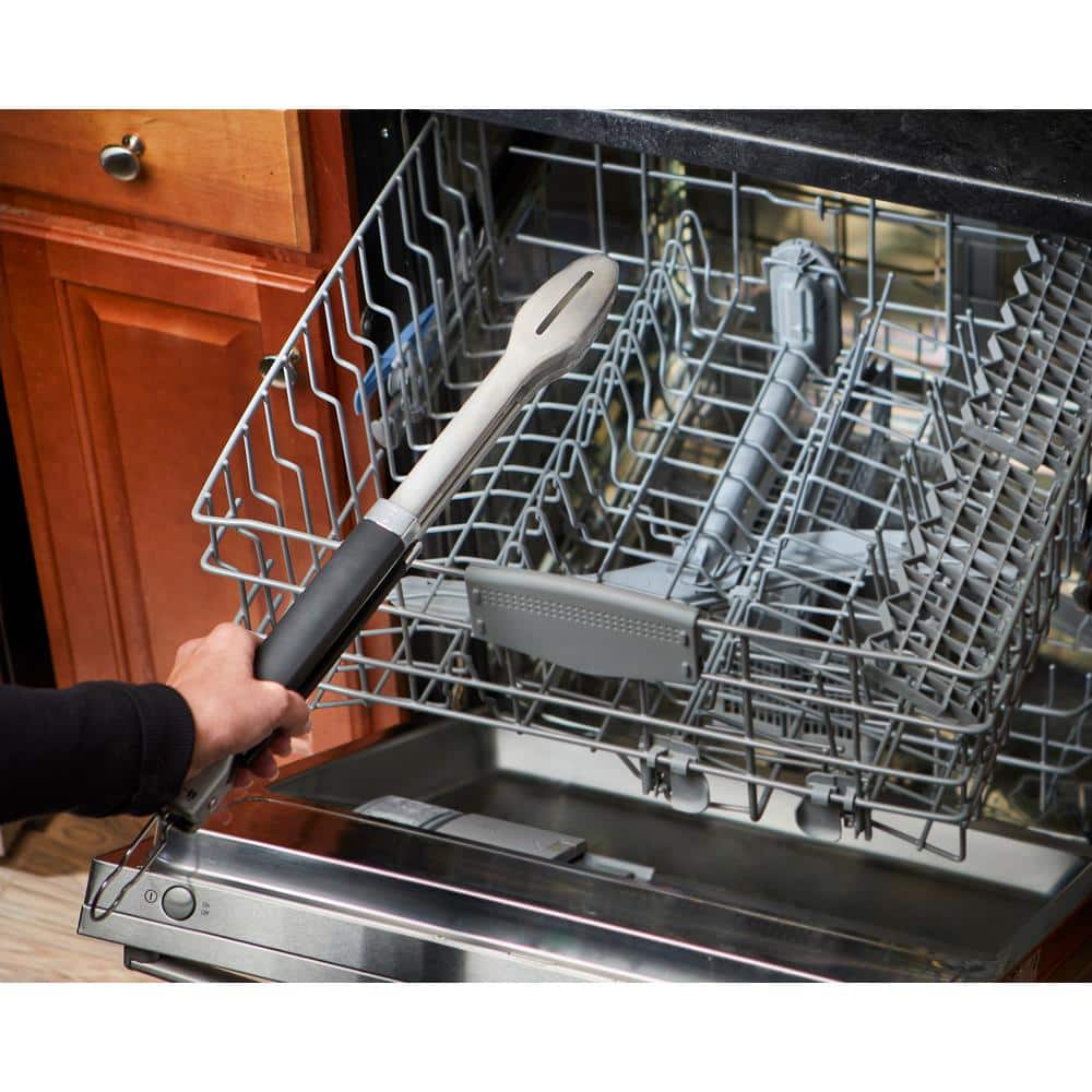 18-Inch Stainless Steel Precision Grill Tongs with Soft-Touch Handle