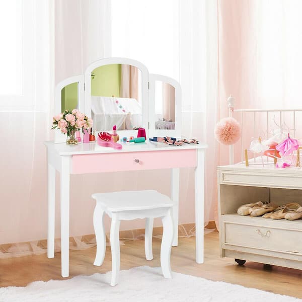 Tri-Coastal Design Pink Princess House Shaped Toy Storage Box 