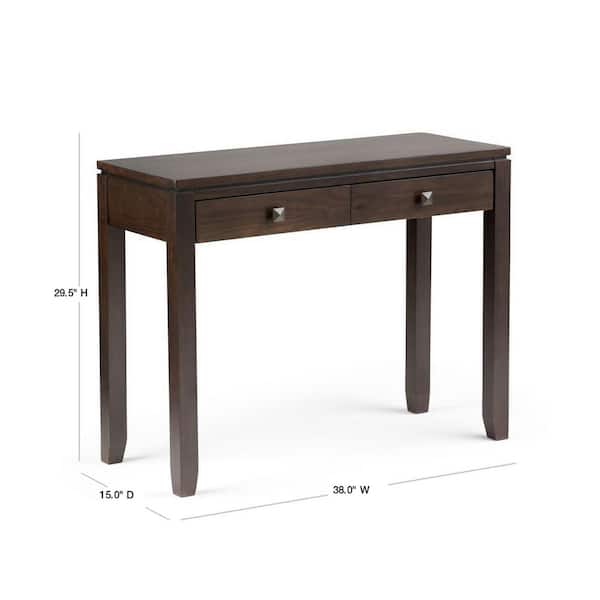 Simpli Home Cosmopolitan 38 In, What Is The Average Height Of A Console Table