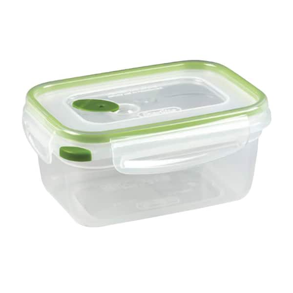 Sterilite 4.5 Cup Rectangle UltraSeal Food Storage Container, Green (24 ...