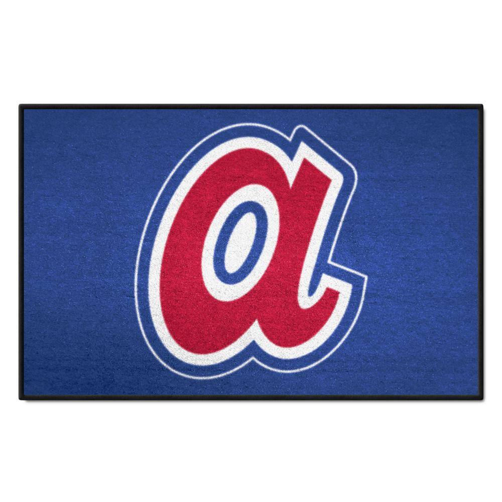 FANMATS Chicago Cubs Blue 1 ft. 7 in. x 2 ft. 6 in. Starter Area Rug 2204 -  The Home Depot