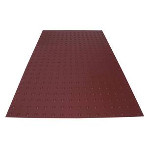 Safety Step TD PowerBond 24 in. x 4 ft. Colonial Red ADA Warning ...