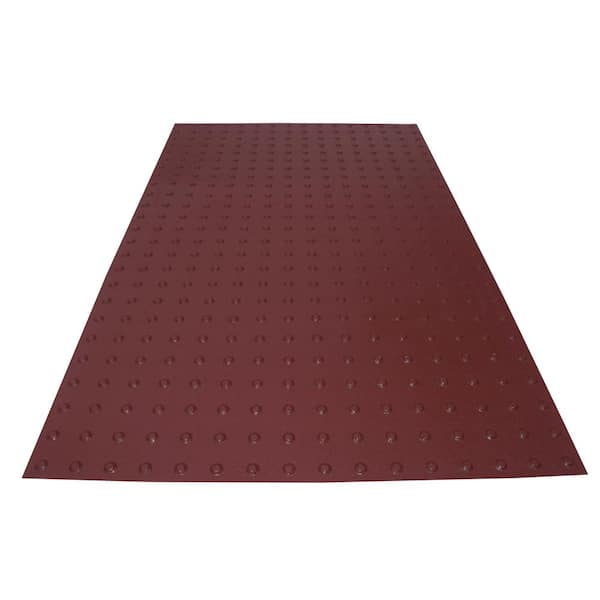 Safety Step TD PowerBond 36 in. x 5 ft. Colonial Red ADA Warning Detectable Tile (Peel and Stick)