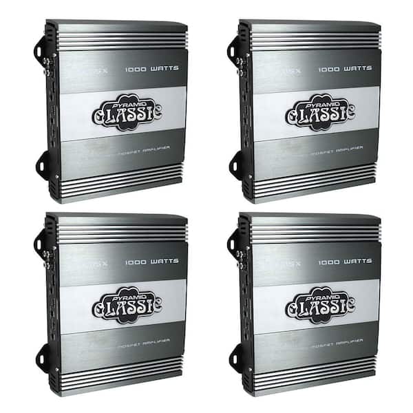 Unbranded 1000-Watt 2 Channel Car Audio Amplifier Power Amp MOSFET 2 Ohm (4-Pack)