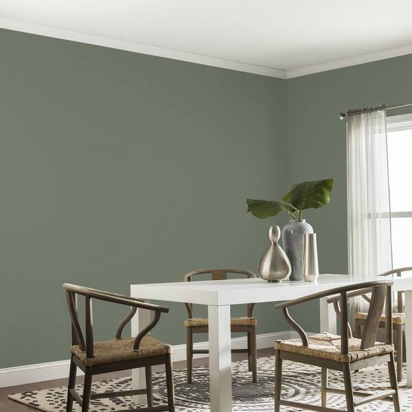 Glidden Premium 1 gal. PPG1128-6 Thyme Green Satin Interior Latex