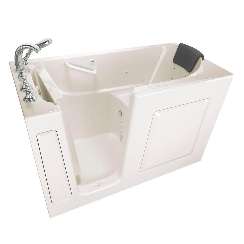 Gelcoat Premium Series 60 in. Left Hand Walk-In Whirlpool and Air Bathtub i