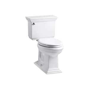 Memoirs Stately 2-Piece 1.6 GPF Single Flush Elongated Toilet in White with Rutledge Quiet Close Toilet Seat