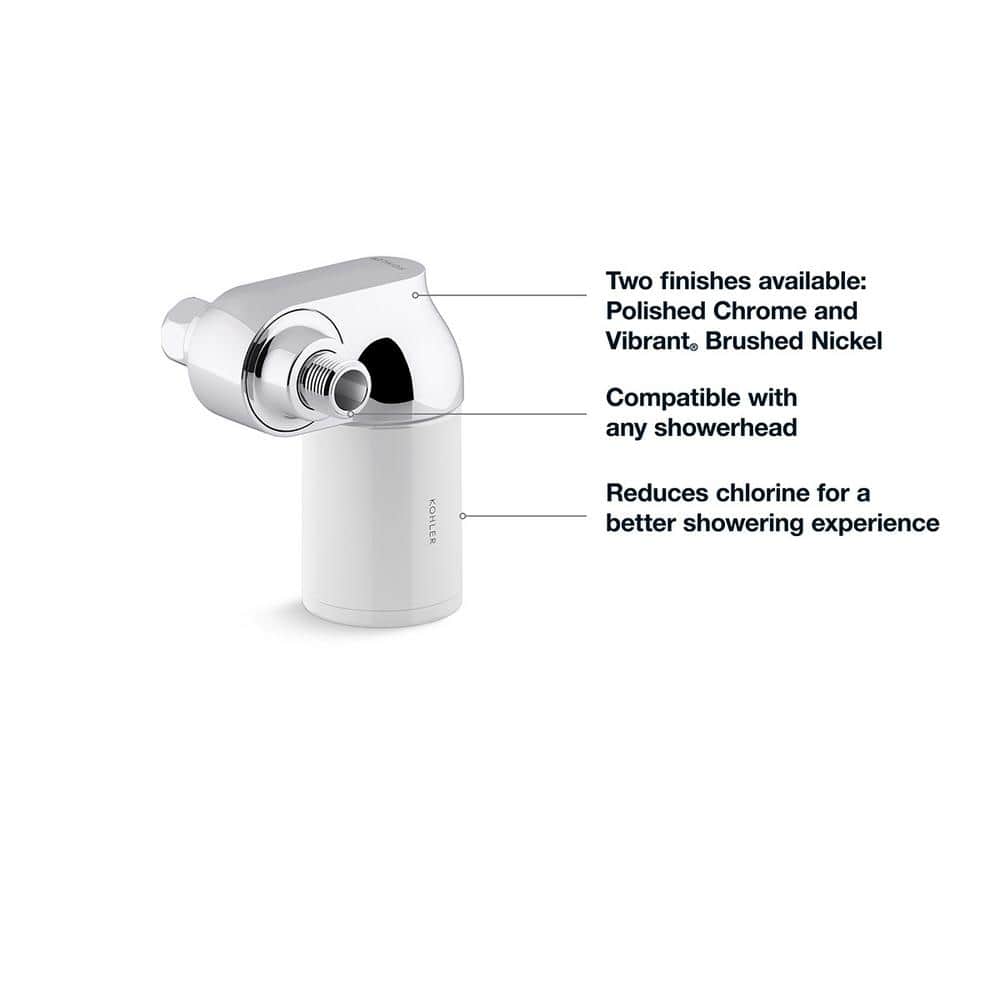 Aquifer Shower Water Filtration System in Polished Chrome