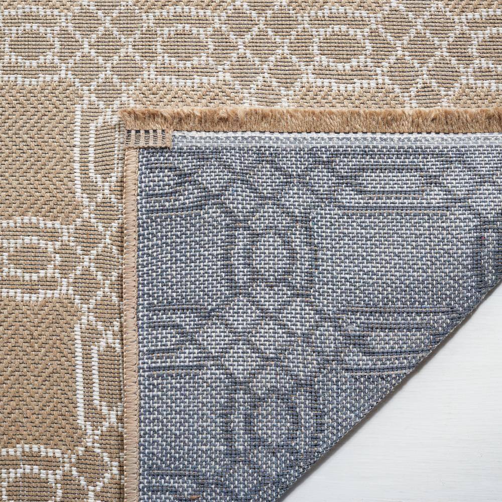 Ivory Rectangular Hand-Knotted Wool Area Rug