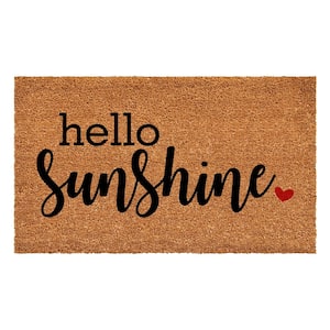 Hello Sunshine Doormat, 30" x 48"
