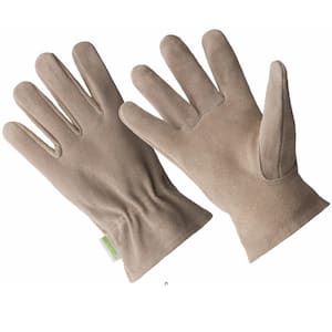 5 Pairs Premium Fleece Lined Lorry Drivers Work Leather Gloves Hand Protection 