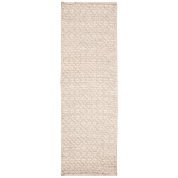 Vermont 2 ft. x 14 ft. Ivory Geometric Runner Rug