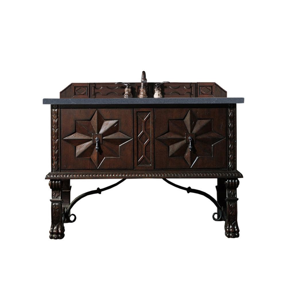 Balmoral 48 in. W x 23.5 in. D x 34 in. H Bathroom Vanity in Antique Walnut