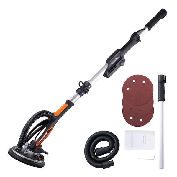 Drywall Sander, 800W Brushless Motor Electric Sander, Variable Speed 1000-2300 RPM Wall Sander, Foldable Ceiling Sander