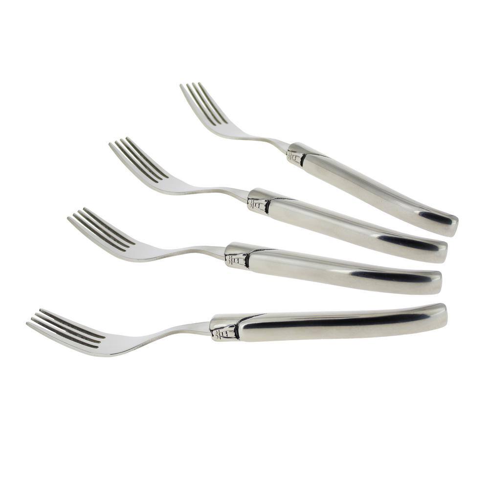 French Home French Home Laguiole Connoisseur Solid Stainless Steel Steak Forks, 4-Piece Set (Set of 4)