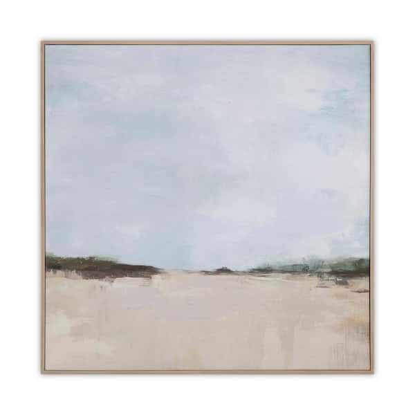 NADAAL STUDIOS Merrick Framed Art Print Serene Grasslands in Soft, Muted Colors, 30.0 in. x 30.0 in.