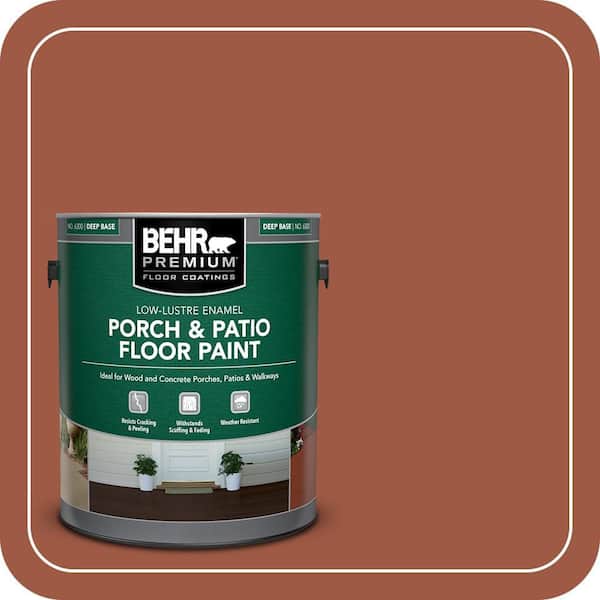 1 gal. #PFC-15 Santa Fe Low-Lustre Enamel Interior/Exterior Porch and Patio Floor Paint