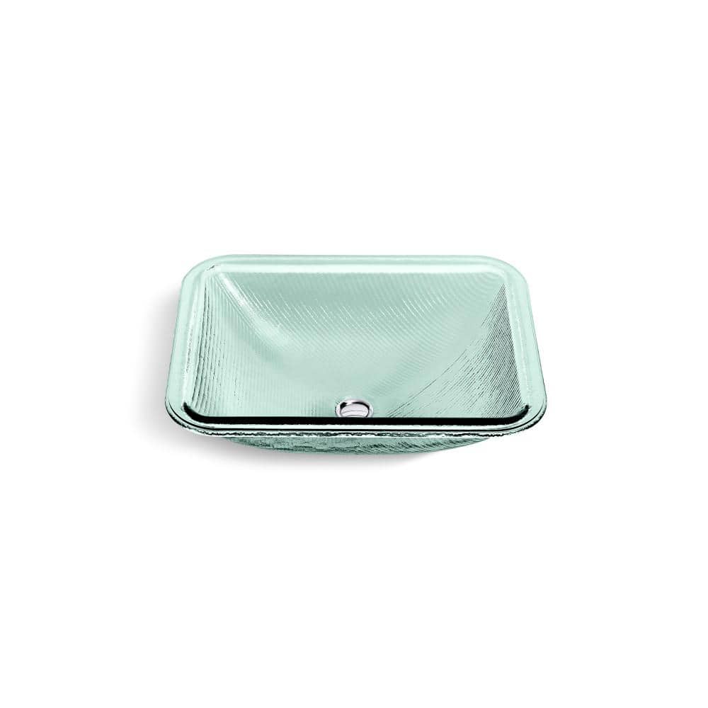 Reviews for KOHLER Yepsen Glass Undermount Bathroom Sink in Translucent